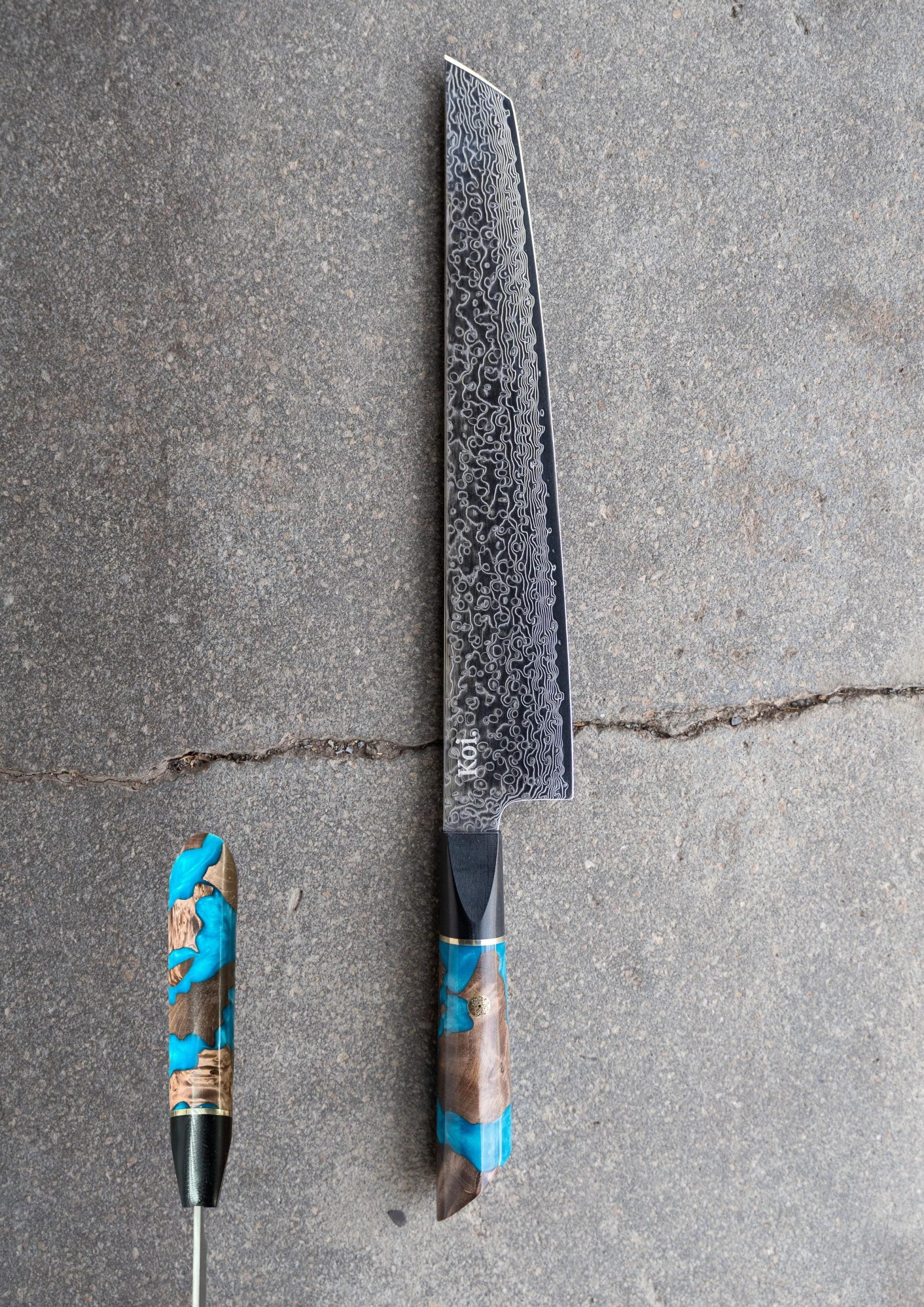 Koi Knives Sujihiki Blue